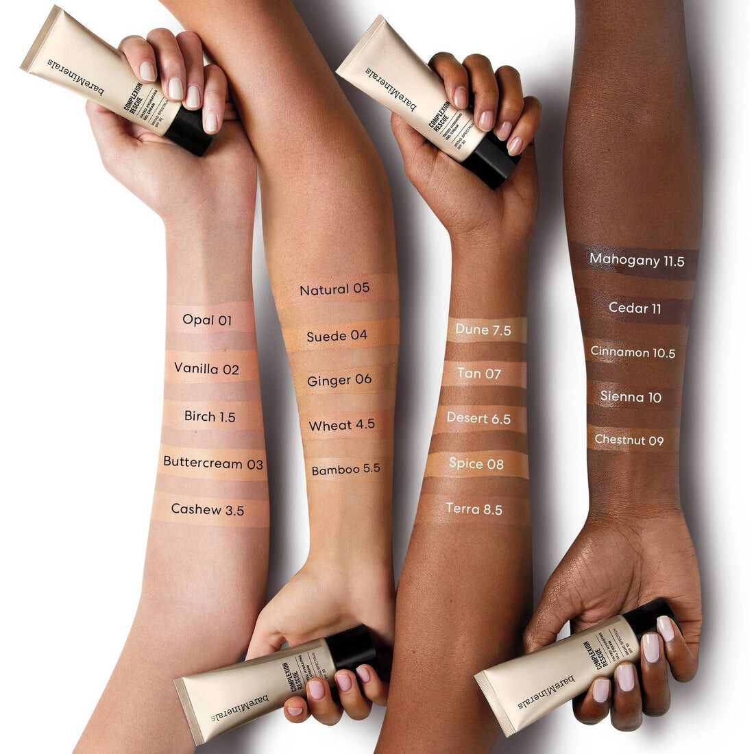 最新最全の Complexion BareMinerals cor com Hidratante Rescue Gel Tinted CCクリーム